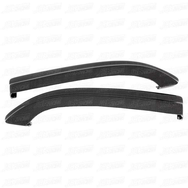 MR Style Carbon Fiber Rear Bumper Extensions (Plain Weave) for 2001-2007 Mitsubishi Lancer Evolution EVO 7 EVO 8 EVO 9